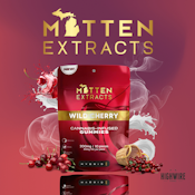 Mitten Extracts Gummies Wild Cherry 200mg ( Hybrid)