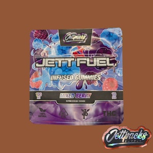 Jettpacks Supply - Jett Fuel 100 mg Gummies- Mixed Berry