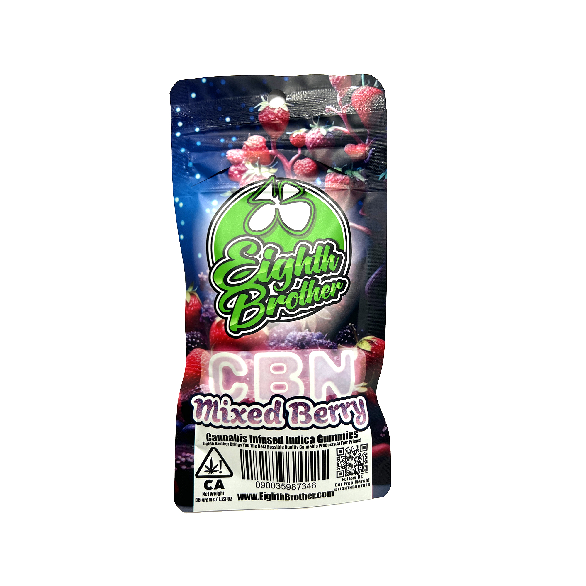 Eighth Brother Mixed Berry CBN Gummies 100mg - Shop - Nex