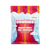 Mixed Fruit THC Gummies (Hybrid) 10pk 100mg