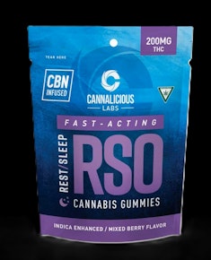 RSO Rest Gummy - Mixed Berry - Indica - High Dose