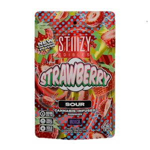 STIIIZY - Sour Strawberry | Gummies | 100mg