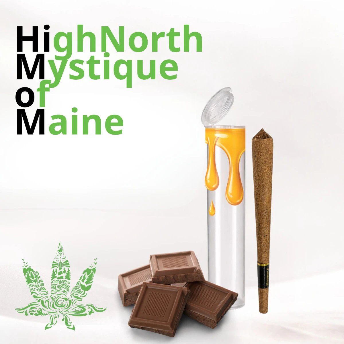 Mystique of Maine - Mystique of Maine | Indica | 1g Infused Cocoa Blunt | Live Resin Infused | [I] Main Image