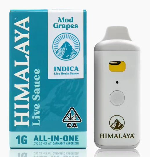 HIMALAYA - Himalaya 1g Mod Grapes Live Sauce AIO Disposable Main Image