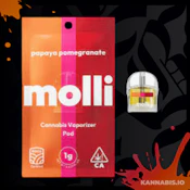 Molli | 1g Pod | Pod Only | Papaya Pomegranate