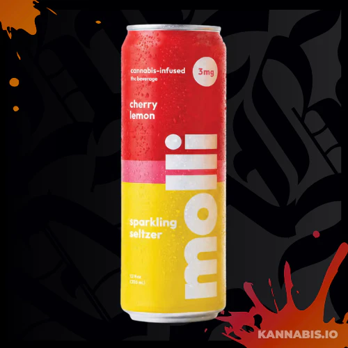 Molli - Molli Cherry Lemon Fruit Seltzer | 3mg | 12 fl oz Main Image