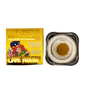 BIG RED'S CANNABIS CO - 1g Big Red's Live Rosin Tier 3 - Molotov Cocktail 73%