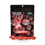 Strawberry 200mg Gummies (10x20mg) - MONSTER XTRACTS