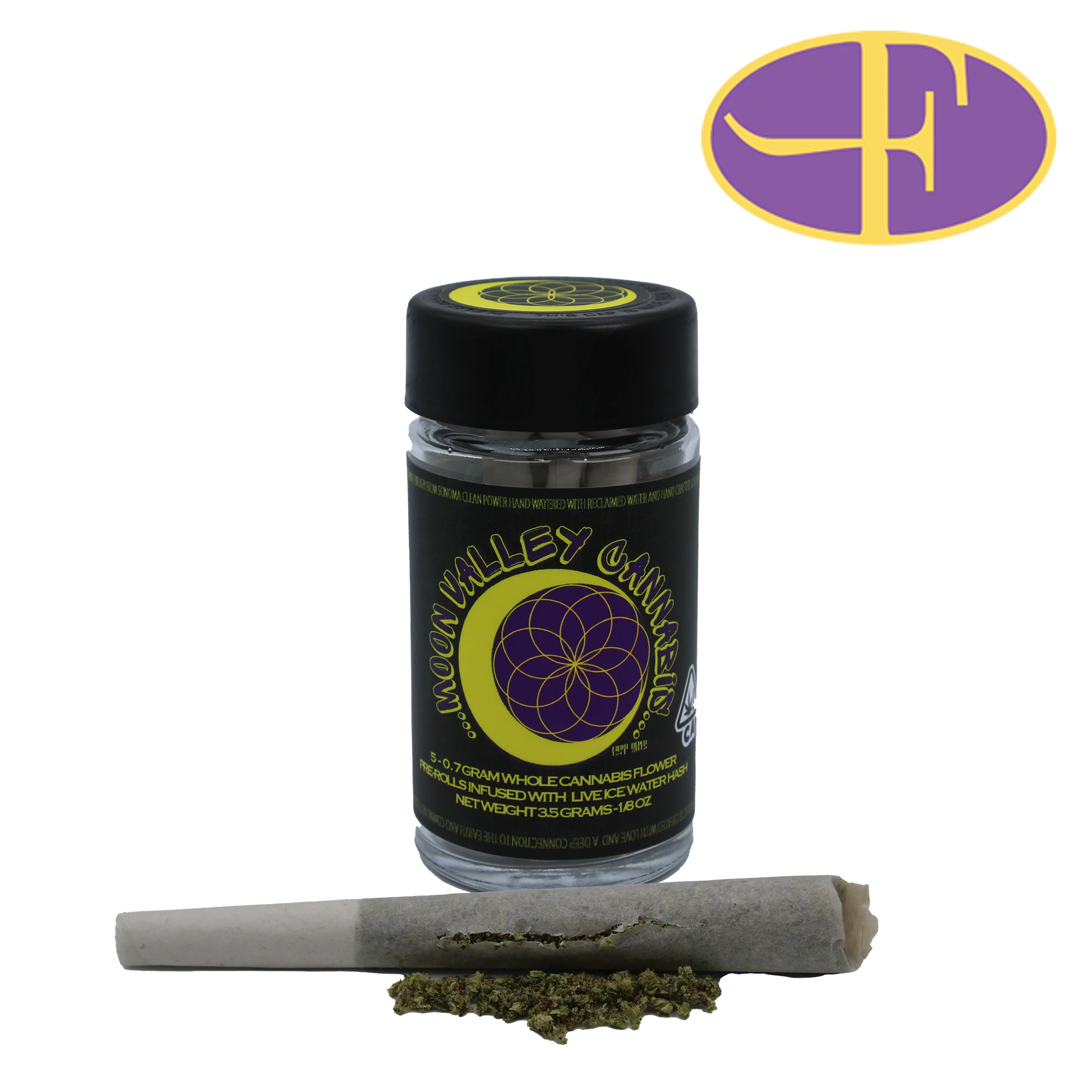 VALLEY ORGANICS - Watermelon Zonkers Hash Infused Pre-Roll Pack (5pk) Main Image