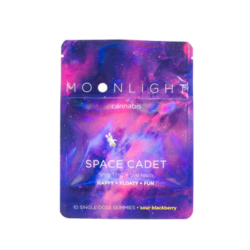 MOONLIGHT - Moonlight | Space Cadet Sour Blackberry Gummies (10ct) | 5mg THC Main Image