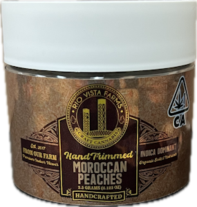 RIO VISTA FARMS - Moroccan Peaches 3.5g Jar - Rio Vista Farms
