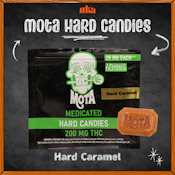 DC MOTA | HARD CARAMEL SQUARES | CANDY - 200 MG