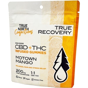TRUE NORTH COLLECTIVE - True North- Motown Mango 1:1 THC/CBD Gummies