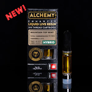 WILLAMETTE VALLEY ALCHEMY - Mountain Top Mint, Liquid Live Resin + Distillate, 1g