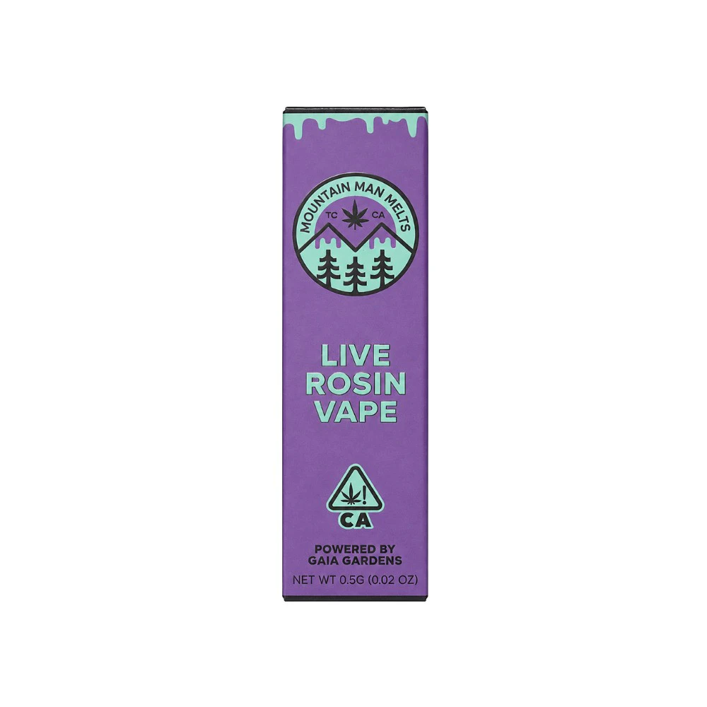 Mountain Man Melts - GOVERNMENT OASIS ROSIN DISPOSABLE 0.5G - MOUNTAIN MAN MELTS Main Image