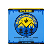 SLOW-GO LIVE ROSIN 1G - PEAK - MOUNTAIN MAN MELTS