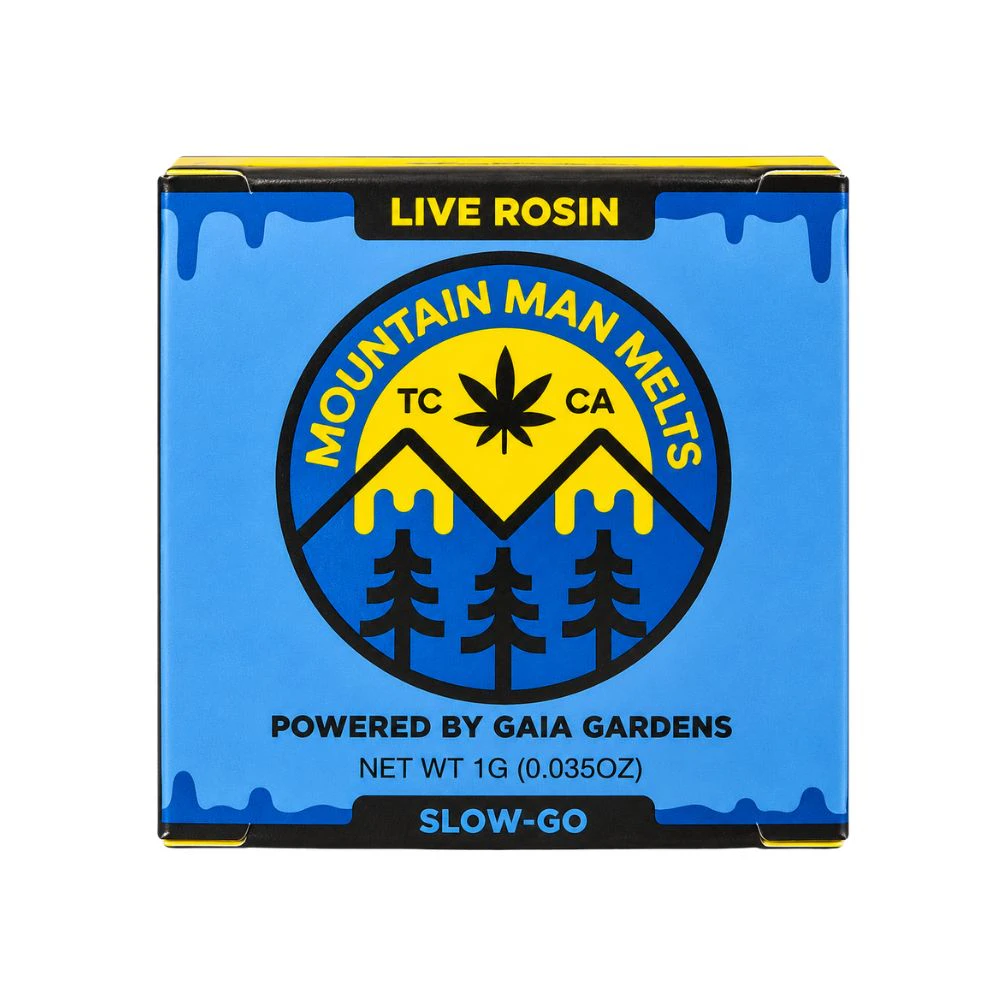 Mountain Man Melts - SLOW-GO LIVE ROSIN 1G - PEAK - MOUNTAIN MAN MELTS Main Image