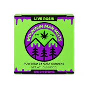 THE OFFSPRING LIVE ROSIN 1G - PEAK - MOUNTAIN MAN MELTS