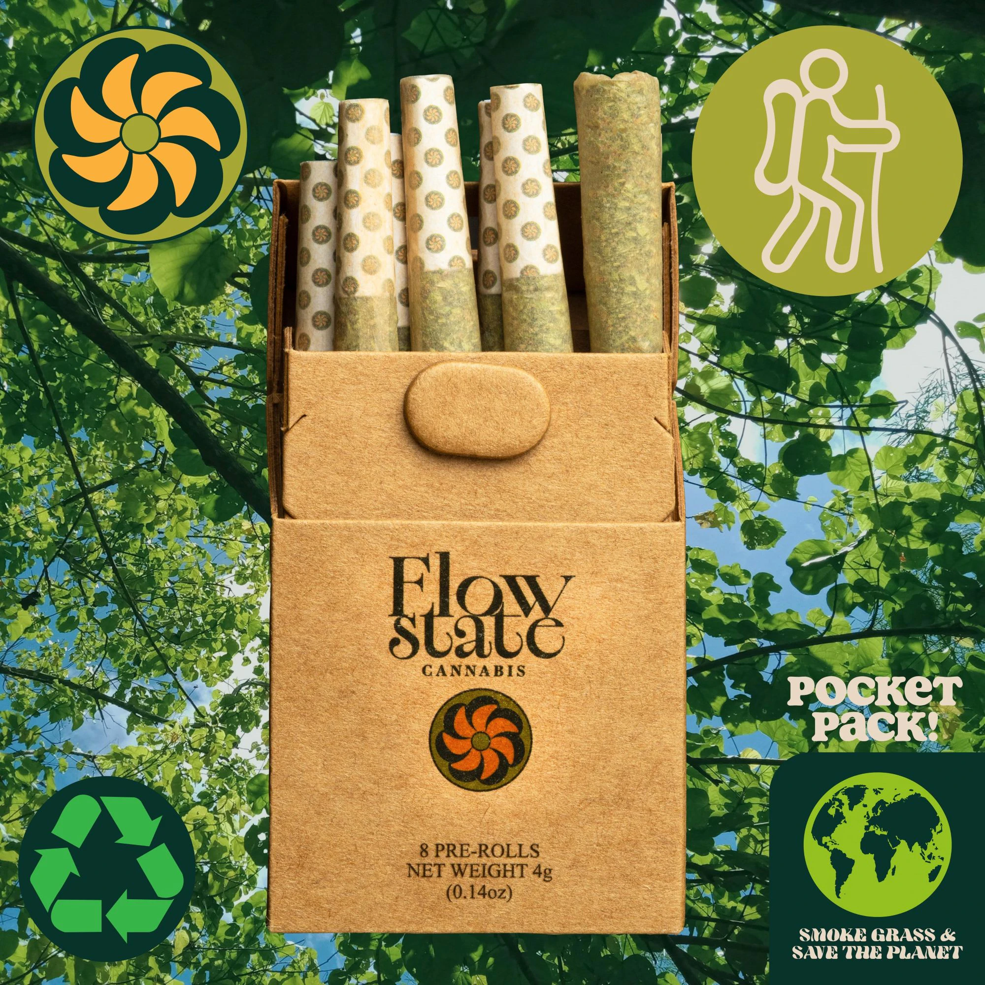 FLOW STATE (IL) - Flow State Sour Haze Pocket Pack 42201 Main Image