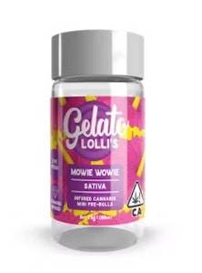 GELATO - Gelato .6g Mowie Wowie Infused Pre-Roll 5pk 