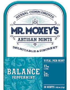 Mr. Moxey's - Mr. Moxey's 3:1 Peppermint Balance Mints 100mg Main Image