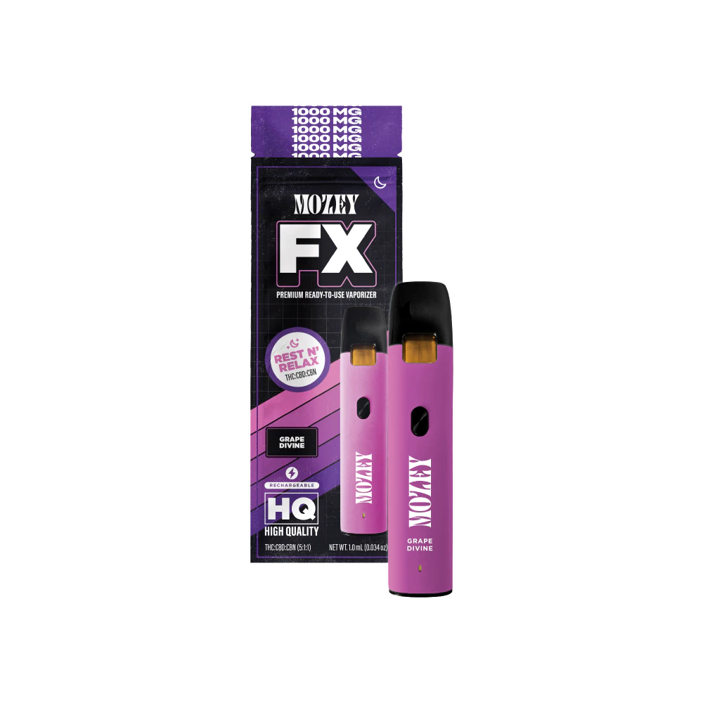 MOZEY EXTRACTS - Mozey | FX Disposable | Grape Devine w/ CBD+CBN | 1g Main Image