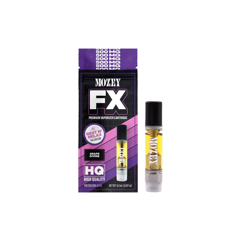 MOZEY EXTRACTS - Mozey | FX Cartridge | Grape Devine w/ CBD+CBN | .5g Main Image