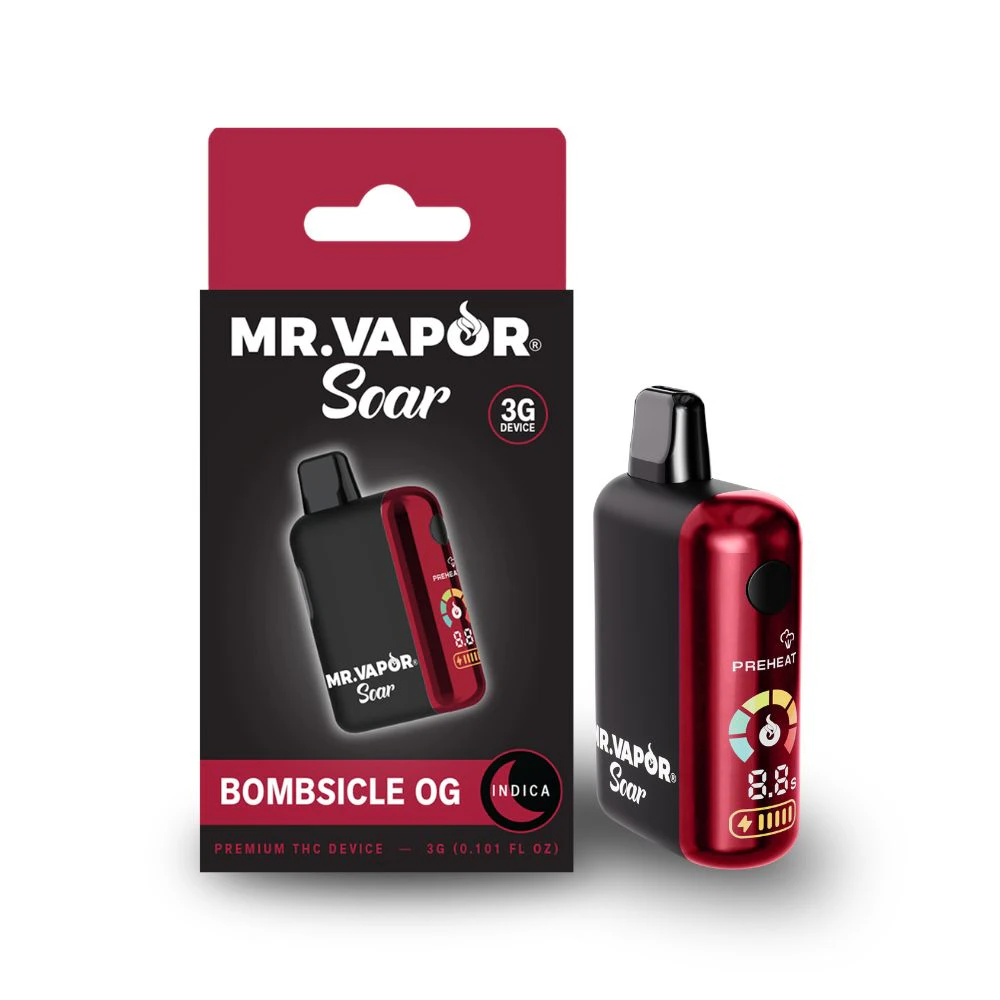 Mr. Vapor Soar - Bombsicle OG 3g Disposable - MR. VAPOR SOAR Main Image