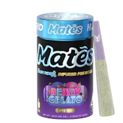 Muha Meds - Berry Gelato Hash Rosin Mates Infused Preroll 5pk 3g