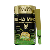 Muha Meds - Honey Melon Kief Coated Mates Infused Preroll 5pk 3g