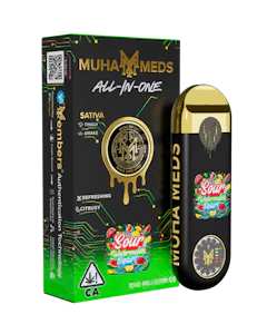 Muha Meds - Muha Meds - Sour Watermelon Squirt AIO 1g