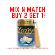 MUHA Vanilla Cookies Mates (I) 5-Pack Infused Pre-Rolls