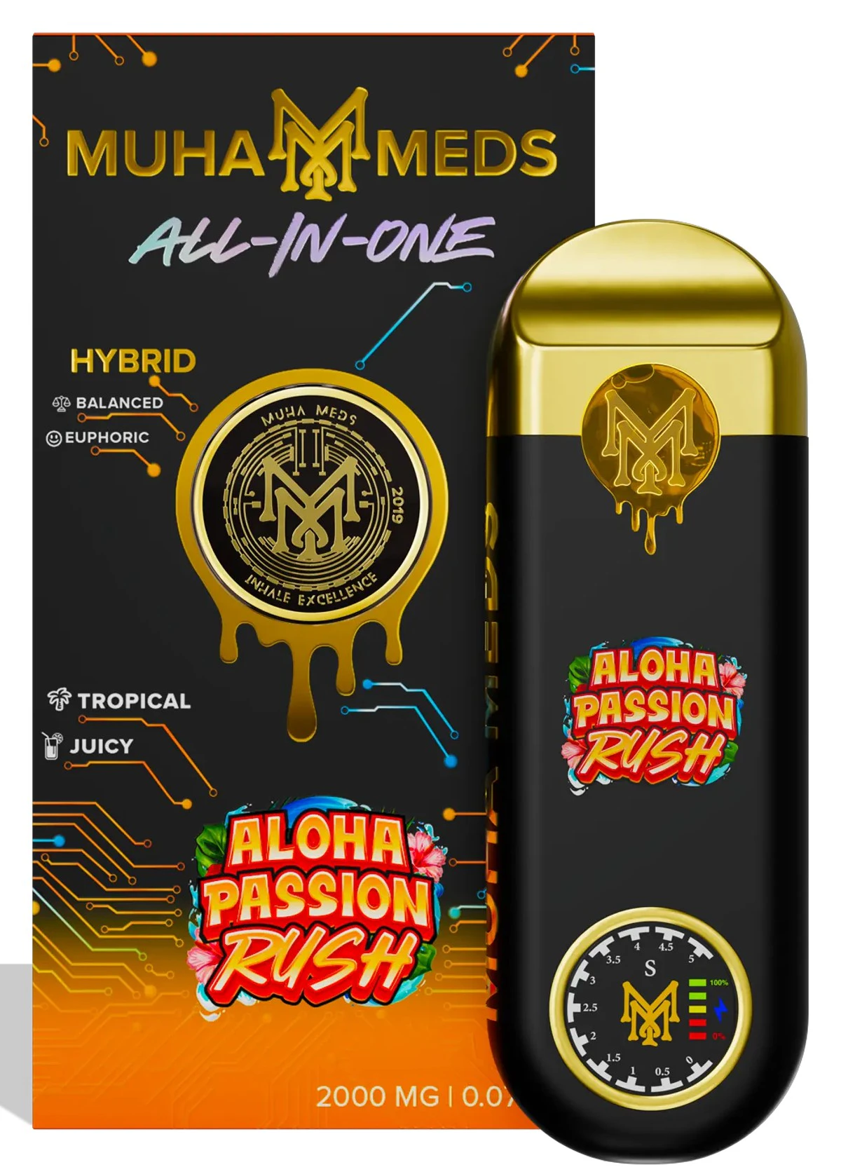Muha Meds - Aloha Passion Rush - 2g Disposable Main Image