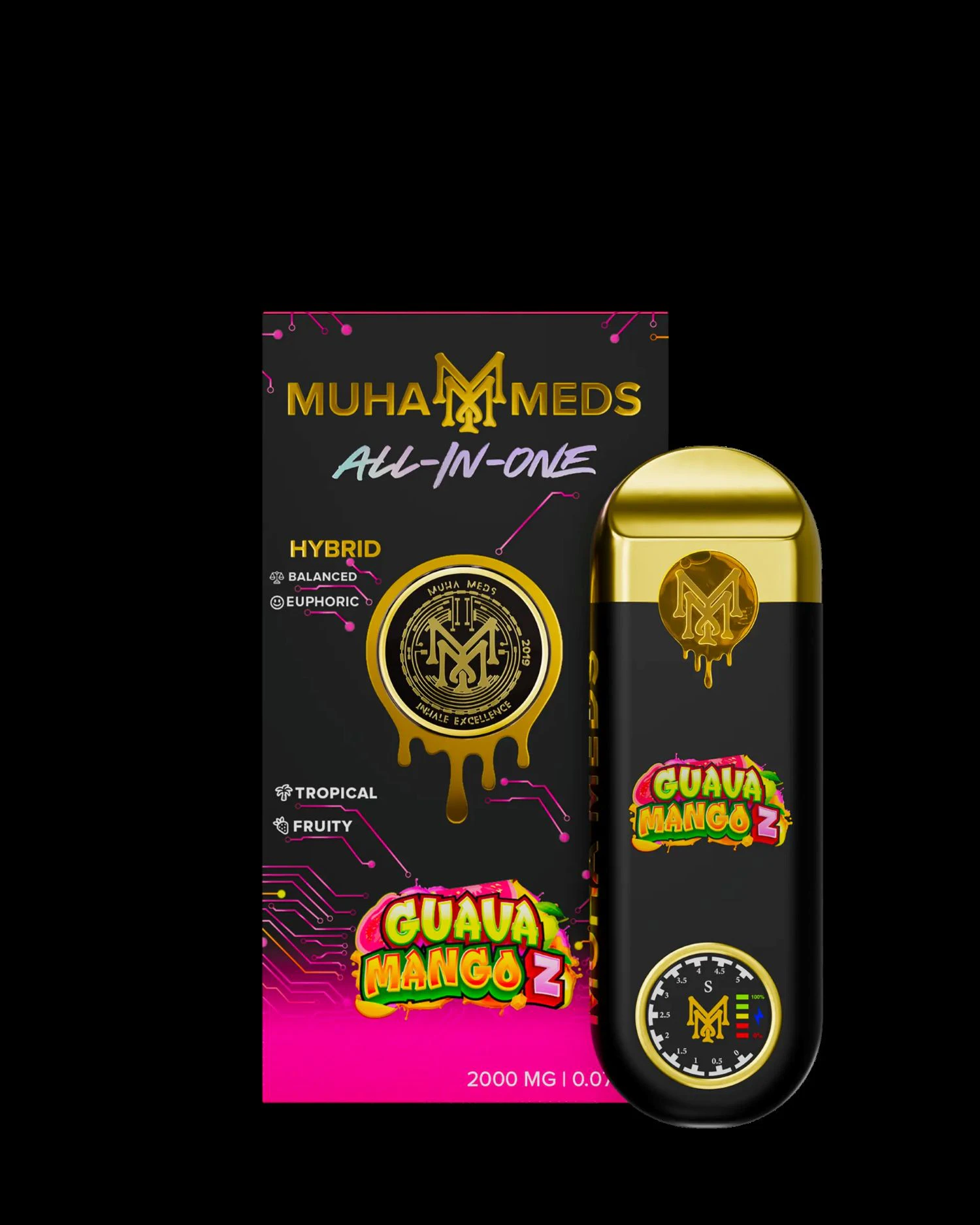 Muha Meds - Guava Mango Z 2g Disposable Main Image