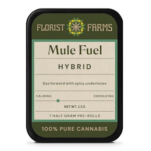 FLORIST FARMS - Mule Fuel | Pre-rolls | 0.5g 7-pack | Florist Farms