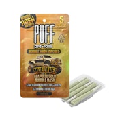 PUFF Mule Fuel x Acapulco Gold Bubble Hash Infused 5-Pack Pre-Roll 2.5g