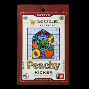 Mule Kickers - Mule Kickers 100mg Peachy Sativa Gummies