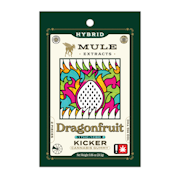 Dragonfruit "Kicker" Gummies | 2pc 200mg 1:1 (THC:CBD) (Live Resin)