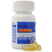 THC 25mg 10 Pack Capsules - My Blue Dove