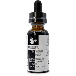 My Blue Dove - Indica 1000mg 30ml Tincture - My Blue Dove