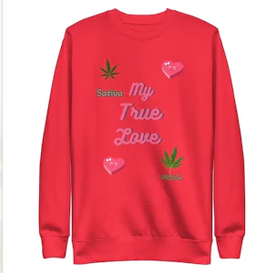 Matawana Dispensary - My True Love Crew Neck - Large - Dusty Rose - Mata Merch