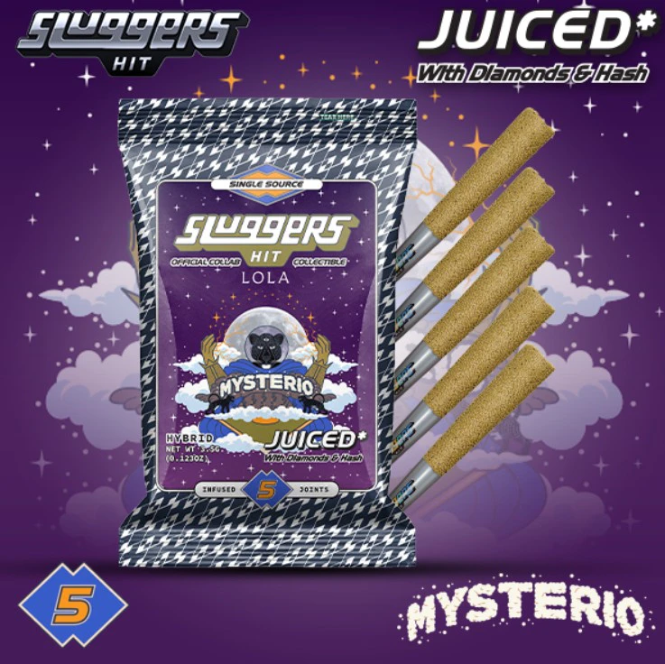 Sluggers - Sluggers - Mysterio - 3.5g Infused Pre-Rolls - 5pk Main Image