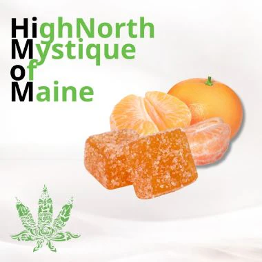 Mystique of Maine - Mystique | Tangerine 1:1 | 10mg Gummy | 10-Pack | 100mg Total THC 100mg CBN | Full Spectrum | [I] Main Image
