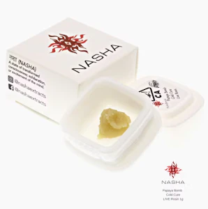 NASHA - NASHA - Concentrate - Papaya Bomb - Cold Cure Live Rosin - 1G