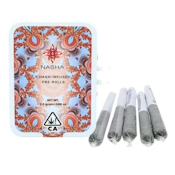 NASHA - Infused Prerolls - Papaya Punch x Honey Banana - Hash Infused - 5PK - 2.5G