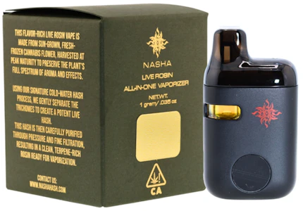NASHA - NASHA - AIO - Super Z - Live Rosin - 1G