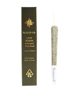 NASHA - Nasha Rosin Infused Preroll 1g G Tank x Super Boof