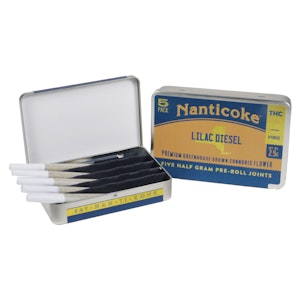 NANTICOKE - Lilac Diesel | Pre-rolls | 0.5g 5-pack | Nanticoke 