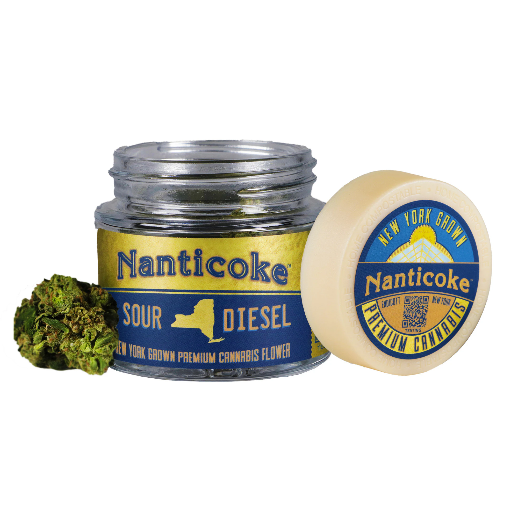 Nanticoke - Sour Diesel 3.5g Flower Jar Main Image