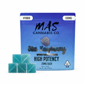 100mg MAS Gummies - Blue Raspberry 5x20mg